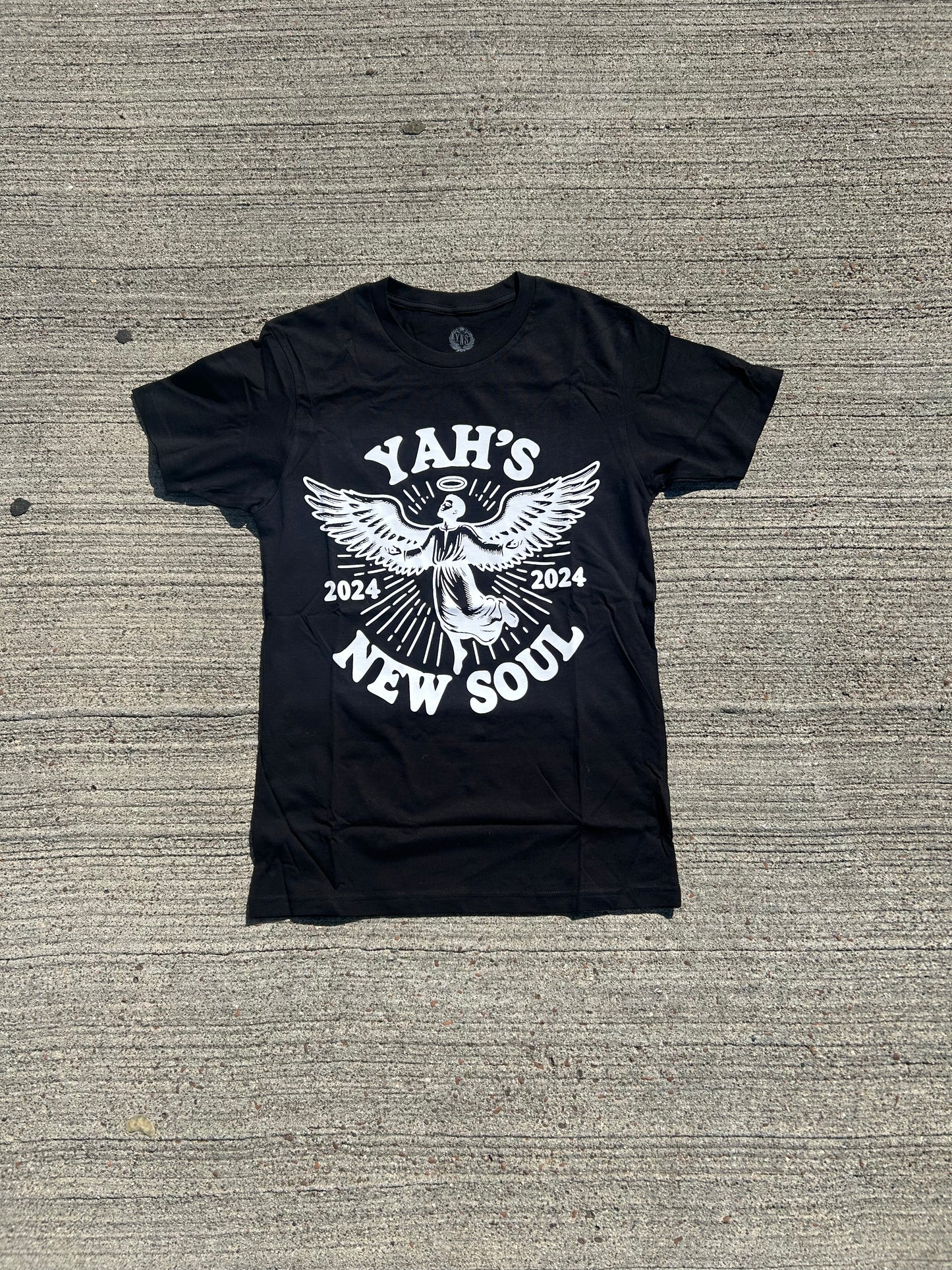 YAHS NEW SOUL: "ETHER ANGEL TEE" (Black)